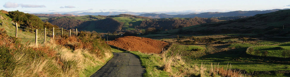 Lane from Lowick Common to Coal Yeat Holiday cottages